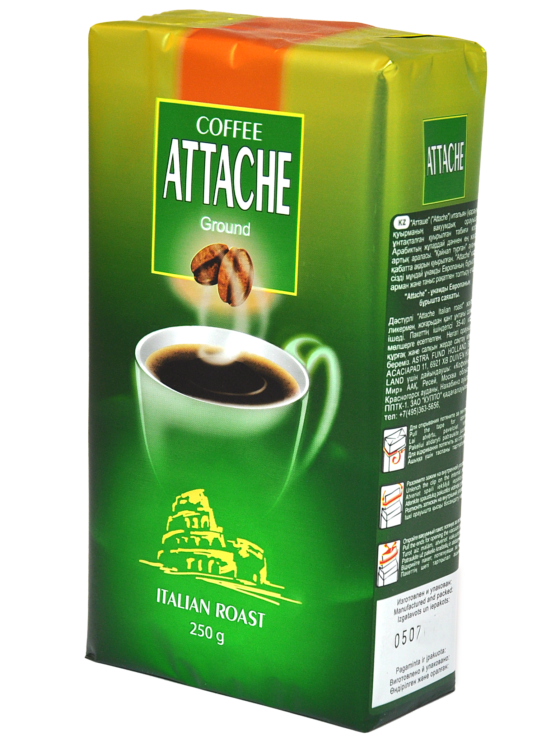 Кофе молотый Attache (Итальянская обжарка) 250г