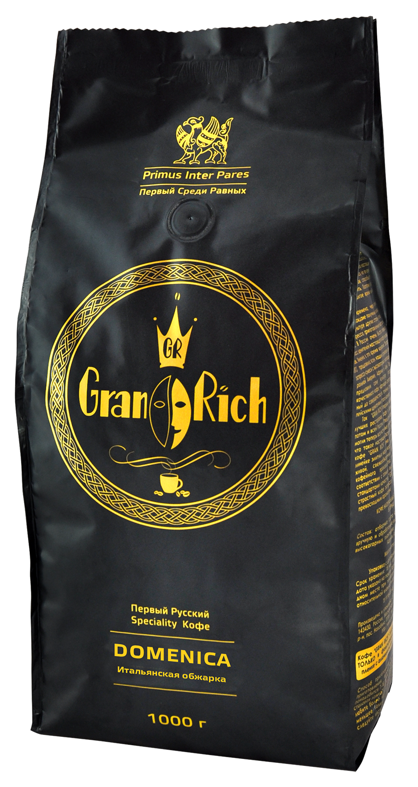 Кофе Gran Rich в зернах “Domenica” 1кг