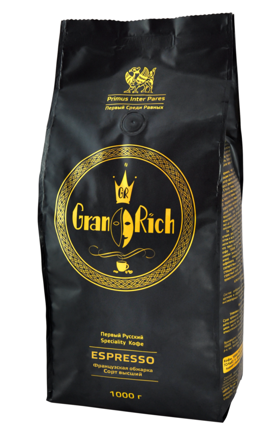 Кофе Gran Rich “ЭСПРЕССО” фр. обжарки упак. 1 кг